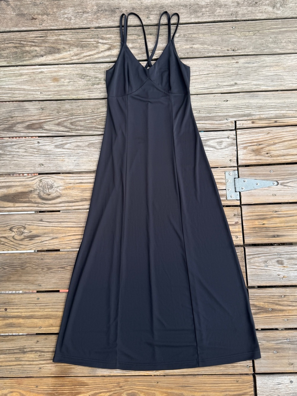 Club Monaco Black Strappy Slip Dress